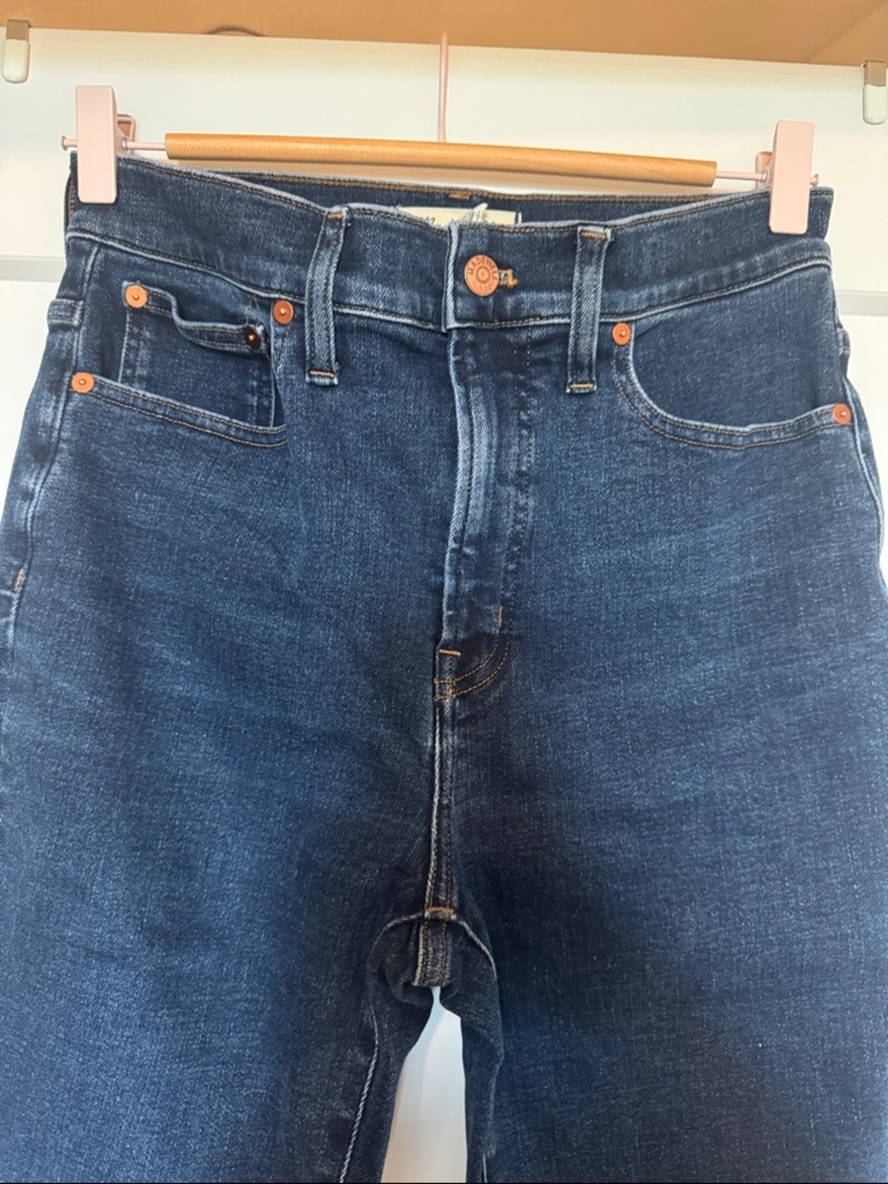 Madewell the perfect vintage Jean denim medium dark wash - Picture 2 of 6